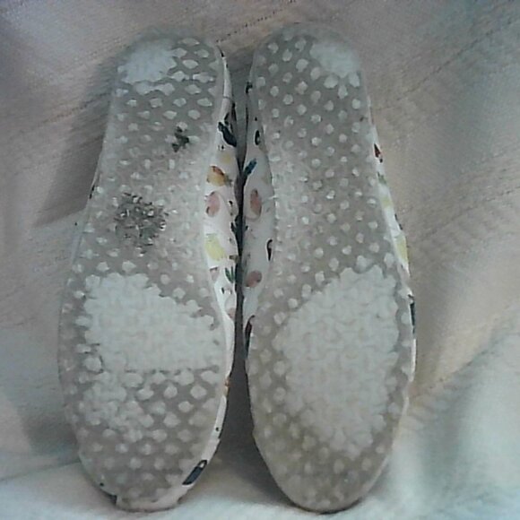 TOMS Tropical Bird White Alpargatas Size 8 - Picture 5 of 8
